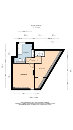 Floorplan - Hugo de Grootkade 1-3, 1052 LN Amsterdam